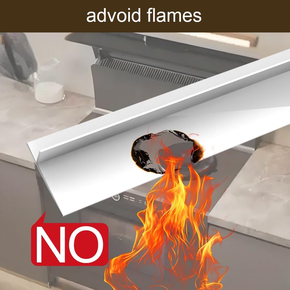 Silicone Stove Counter Gap Cover 30 Inch Side Range Gap Filler 2 Pack Black | Extra long kitchen stove gap covers, 0.2-1 inch gap, heavy 10 oz, cut to size, oven crack guards between stove and counter