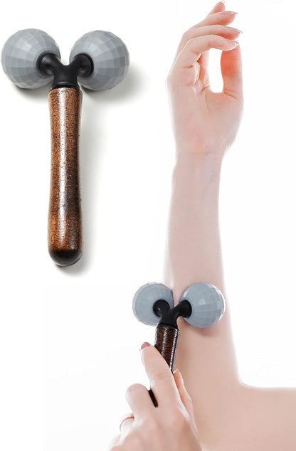 Relax Massage Roller，Handheld Total Body Massager Tools for Back, Neck, Foot, Calf, Leg, Arm & Deep Tissue Massager Relief for Sore Muscles