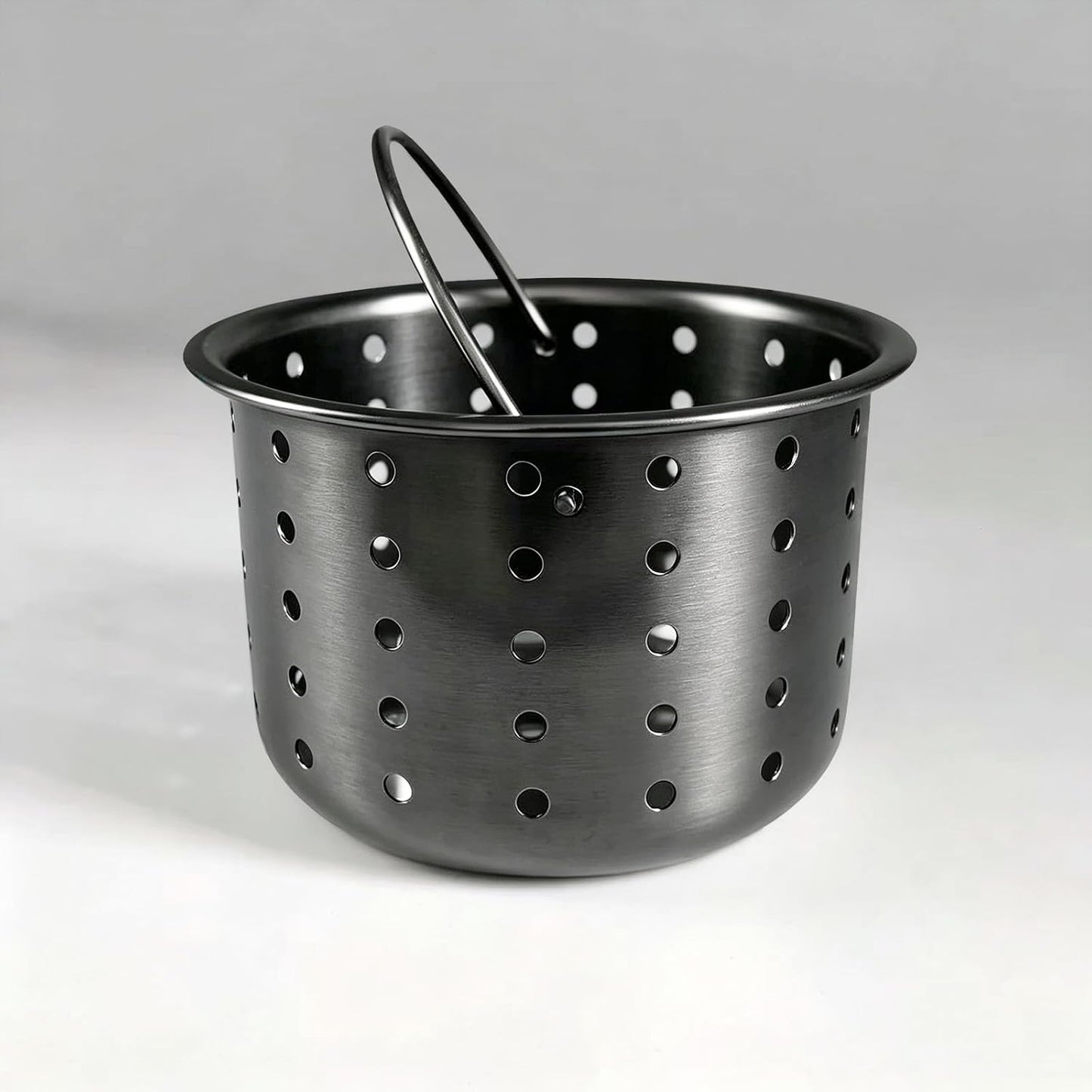 GZILA Kitchen Sink Drain Basket Only, 3-inch Basket for Kitchen Sink Strainer Replacement, Deep Cup Strainers with Handle, SUS 304 Stainless Steel