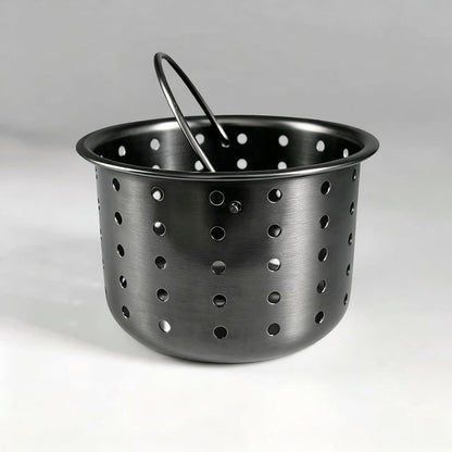 GZILA Kitchen Sink Drain Basket Only, 3-inch Basket for Kitchen Sink Strainer Replacement, Deep Cup Strainers with Handle, SUS 304 Stainless Steel