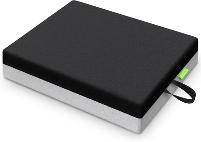 AUVON Ventilation Seat Cushion with Innovation Heat Dissipation Design, Wheelchair Cushion with Supportive Memory Foam, Waterproof & Anti-Slip Cover, Improve & Tailbone Comfort (Black, X-Large)