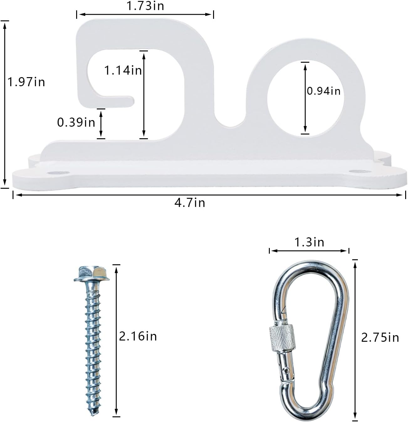 ESPETS Dog Tie-Out Leash Holder for Wall, Pet Leash & Accessory Hook（Black） | Sturdy Metal, Heart-shaped Decorative Organization, Lovely Dog Tether Holder, Durable Pet Leash and Accessory Holder