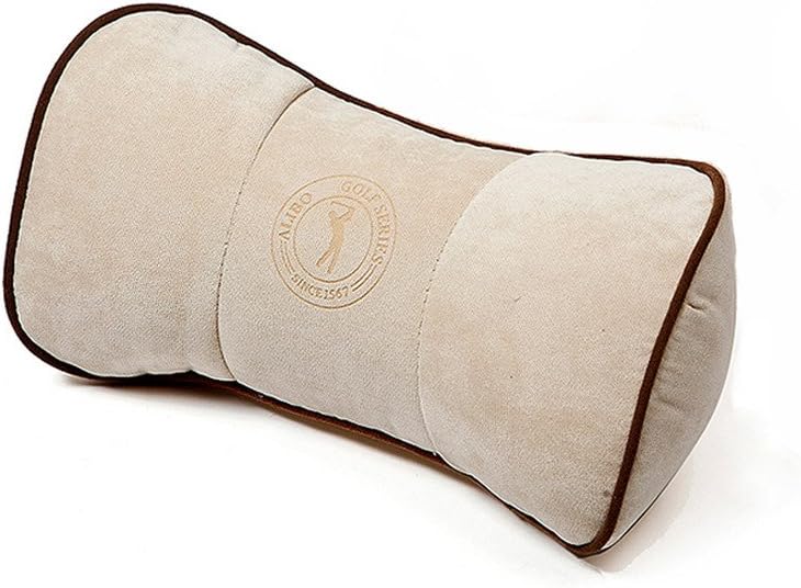 ALIBO Airplanes Travel Pillow Firm Chairs Cushion Auto Car Curve Neck Headrest Recliners Back Supports with Adjustable Elastic Strap 1 Piece
