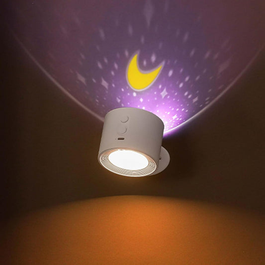 LED Wall Sconce Rechargeable 3 Color 360° Rotate Magnetic Ball for Reading | Decor Wall Mounted Lamp 3 Color Temperature Brightness Level Cordless Wall Light for Bedside White
