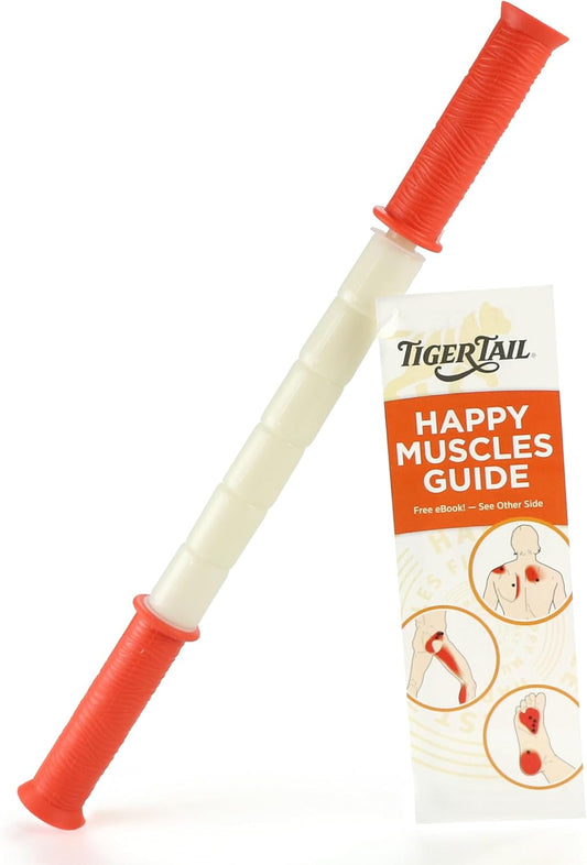 Tiger Tail The Stick - Bendy 18” Flexible Muscle Roller Stick for Myofascial Release & Trigger Points - Bendable Deep Tissue Massager for Legs, Back, Shoulders - Relieve Soreness & Improve Recovery