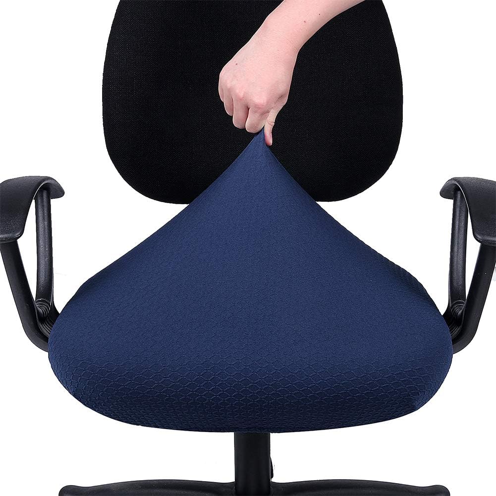 Smiry Office Computer Chair Armrest Covers, 2PCs Anti-dust Arm Rest Pad | Removable Washable Desk Chair Arm Pad Covers, Grey
