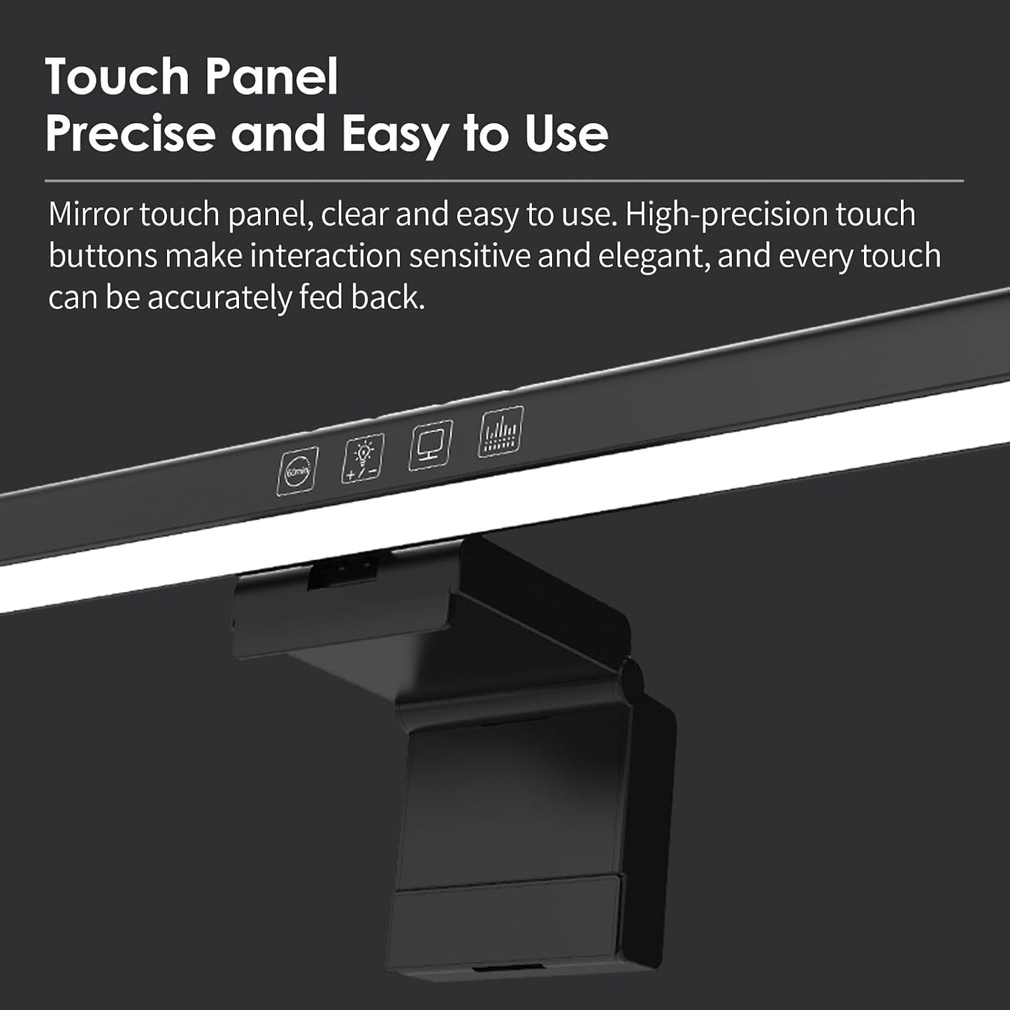 BY-J [2025 Upgraded Version Eye Protection Study Desk Lamp Student Desk Bedside Dressing Table Magnetic Wall-Mounted 42cm Long Cool Light Rechargeable Student Dormitory Children's Reading Light