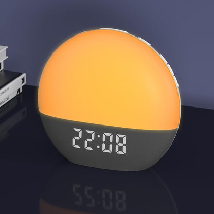 winshine Sunrise Alarm Clock with White Noise Sound Machine for Bedrooms | Wake Up Light,24 Sounds, FM Radio, Bluetooth Speaker,Sleep Sound Machine for Heavy Sleepers, Adults
