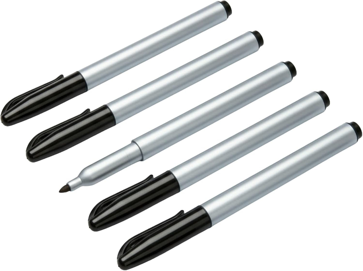 Cadie Permanent Freezer Marker Set of 2 – Waterproof Fast-Drying Black Ink Pens with Chisel Tip for Food Labeling, Fridge & Freezer Storage, Kitchen & Lab Use & General Organization.