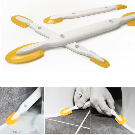 Caulk Caulking Silicone Sealant Finishing Tool (4-Size)- Ideal for DIY, Waterproofing, Grouting. Durable Urethane Rubber Design, Scratch Prevention (Two-Way (S) 3P)