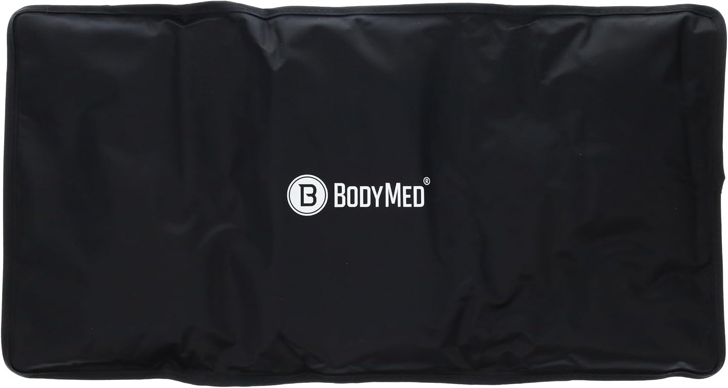 BodyMed Reusable Gel Ice Pack Cold Compress for Neck - Professional Grade Cold Therapy for Injuries, Aches, Swelling, Bruises, Sprains - 21 in. x 6 in. (Neck Contour)