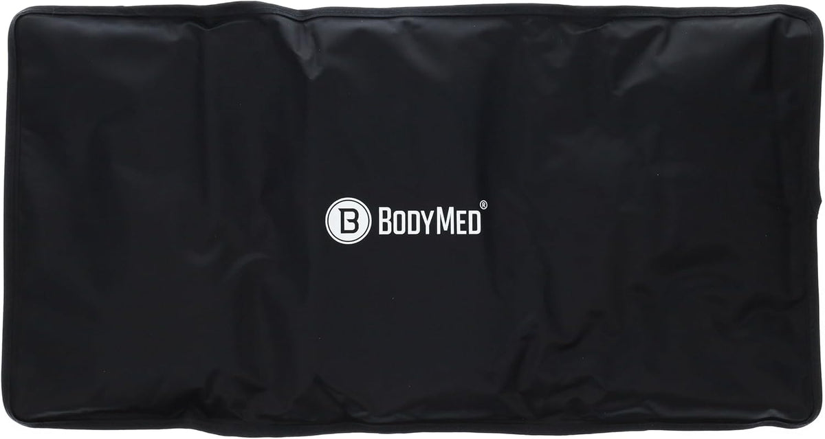 BodyMed Reusable Gel Ice Pack Cold Compress for Neck - Professional Grade Cold Therapy for Injuries, Aches, Swelling, Bruises, Sprains - 21 in. x 6 in. (Neck Contour)