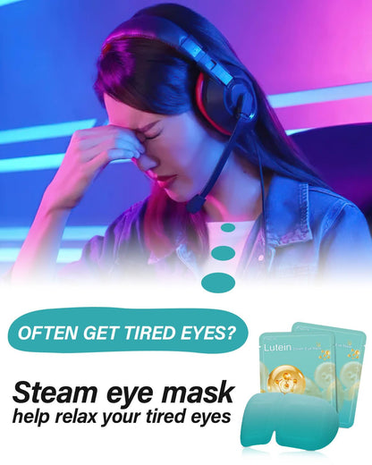 Steam Eye Mask,Warm Eye Compress for Dry Eyes Sleep Mask,Hot Auto Heated Eye Masks Relaxing Items for Women Moist Heat for Eyes Soothing Eye Fatigue,Disposable EyeMask for SPA Essentials