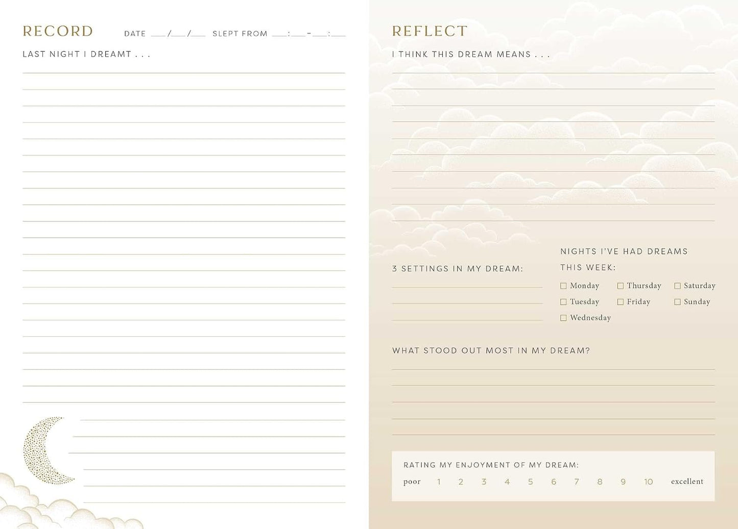 The Little Dream Journal: Daily Reflections for a Better Night's Sleep