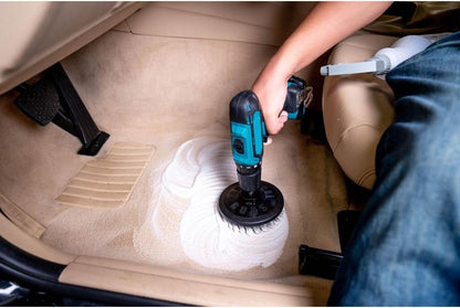 Chemical Guys, Light Duty Spinner Drill Brush Attachment, Multi-Surface | Fits any standard drill to power-scrub upholstery, fabric and carpet, gently lifting stains without hand fatigue