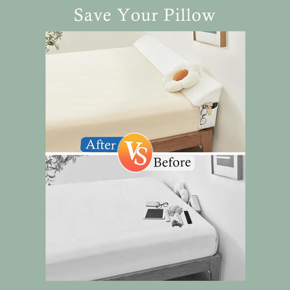 King Bed Wedge Pillow for Headboard Gap, Bed Gap Filler, L 72"