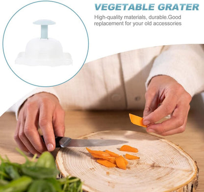 Tofficu Cheese Slicer Handheld Food Slicer Hand Guard Grater Finger Protector Vegetable Slicer Holder Onion Cutting Tools Food Slicer Cutter (Blue) Hand Held Grater