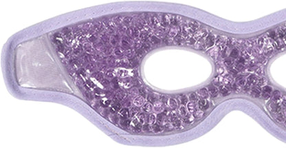 Cold Cooling Eye Mask Hot Cold Compress Eye Mask, Easy to Use,with Eye Holes, Reusable Gel Bead Eye Mask for Eye Bags,Relax,Women, Violet