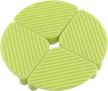 Semetall 1.5 Inch Rubber Caster Cups 8 Pack Black | Non Slip Furniture Coasters Floor Protectors for Bed Couch Table Chair