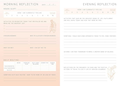 Balance: A Day and Night Reflection Journal (90 Days) (Inner World)