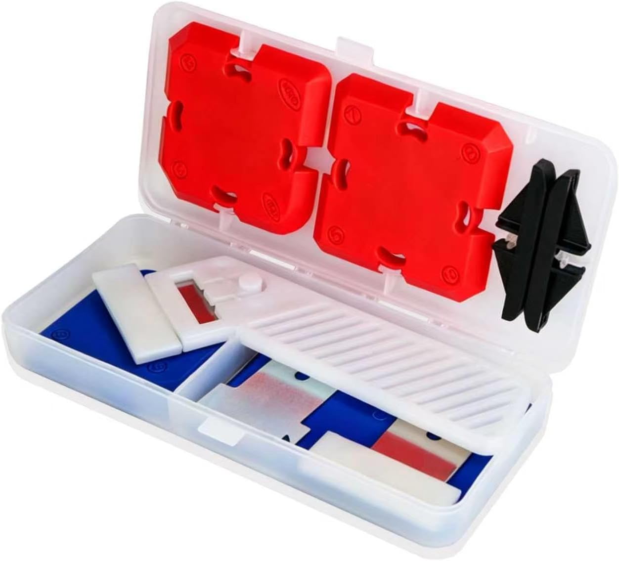 Caulking Tool Kit with Caulk Remover & Putty Knife Scraper | Multifunctional Caulking Tool Set with Caulk Remover, Professional Putty Knife Scraper for Smooth, Clean Sealant Joint