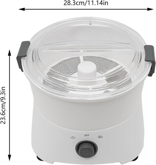 Electric Potato Peeler, 110-120V 85W Commercial Automatic Potato Peeler 2-in-1 One-button Drive Potato Peeling Spinner Machine for Kitchens Restaurants & Fast Food Stores
