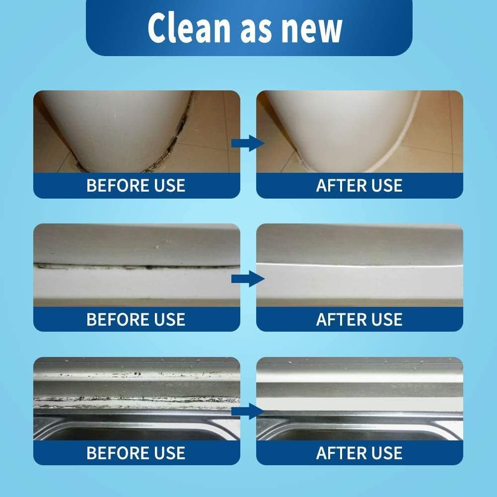 GELIVABLE Mold Mildew Cleaner Gel Household Cleaner for Wall Tiles Grout Sealant Bathroom Cleaning Home Kitchen Sinks Cleaning - 8 Fl.Oz(Pack of 1)