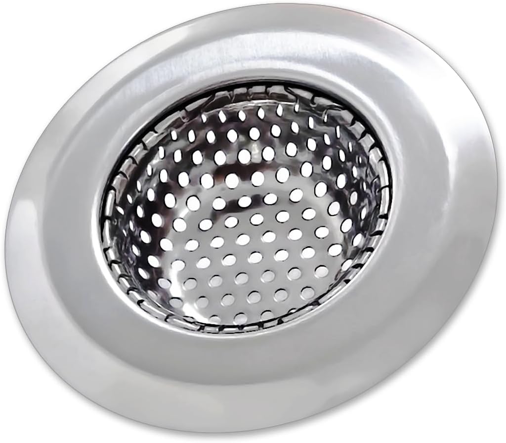 Huntonry Bathtub Drain Strainer - 2.79 Inch Hair Catcher, Stainless Steel Shower Drain Cover, Bathroom Sink Strainer Filter Basket, Tub Drain Strainer, Hair Stopper
