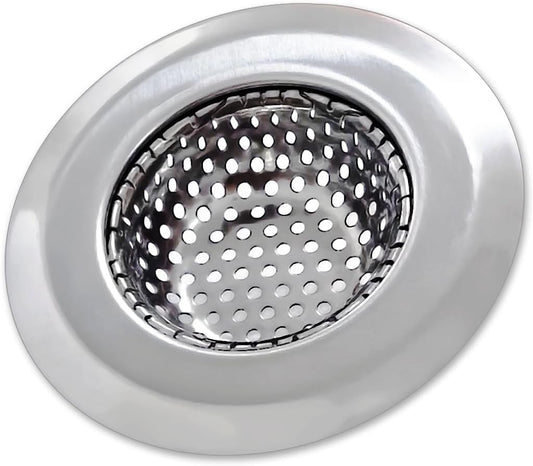 Huntonry Bathtub Drain Strainer - 2.79 Inch Hair Catcher, Stainless Steel Shower Drain Cover, Bathroom Sink Strainer Filter Basket, Tub Drain Strainer, Hair Stopper
