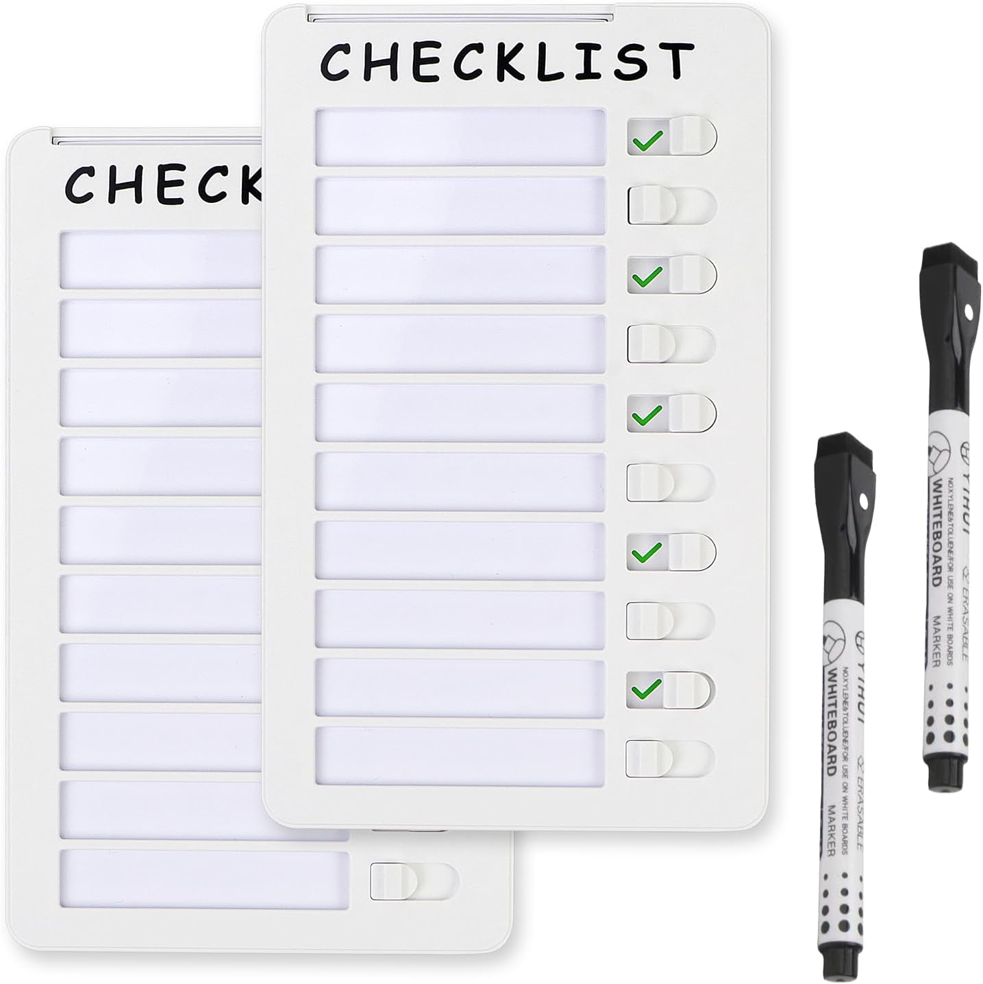 Dry Erase Chore Chart for Kids, Standable Whiteboard Checklist Board | Standable, Resuable, Portable, Routine Chart with a Pen