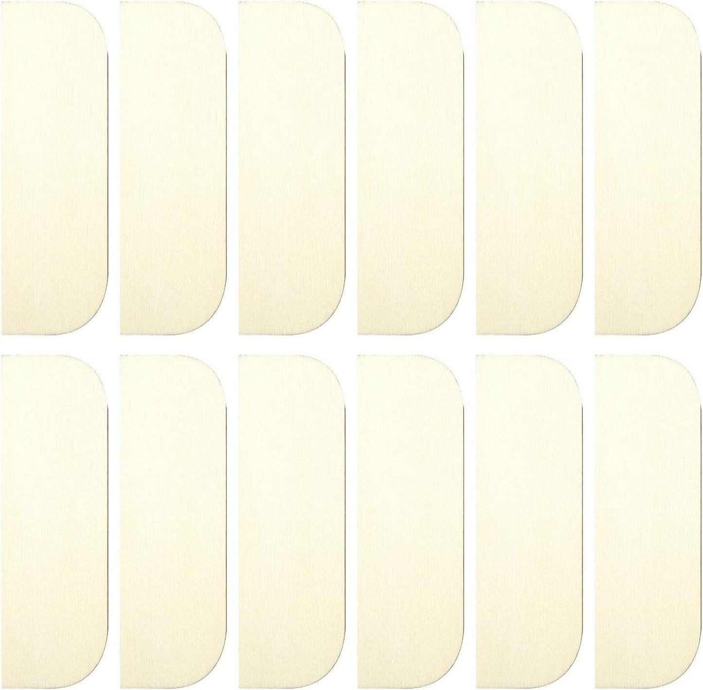 12PCS 3.5 Inch Hinge Repair Kit - Wooden Door Hole Cover & Filler Plates for Kitchen Cabinet Hinges