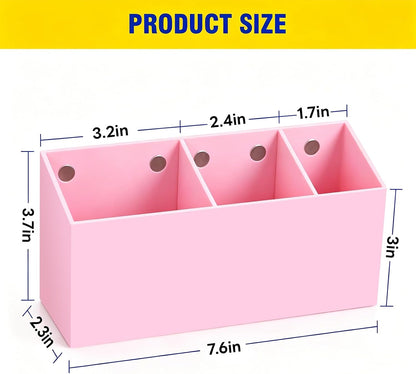 Magnetic Marker Holder for Whiteboard, Fridge, Teacher Must Have | Acrylic Magnet Dry Erase Pen Holder for Refrigeator, Anti-slip Pencil Holder for Classroom, Locker Organizer Accessories