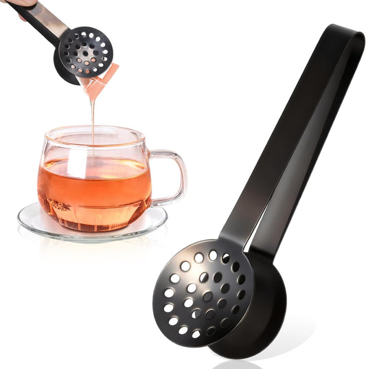 Tea Bag Squeezer Tongs, Stainless Steel Tea Bag Squeezer Tongs