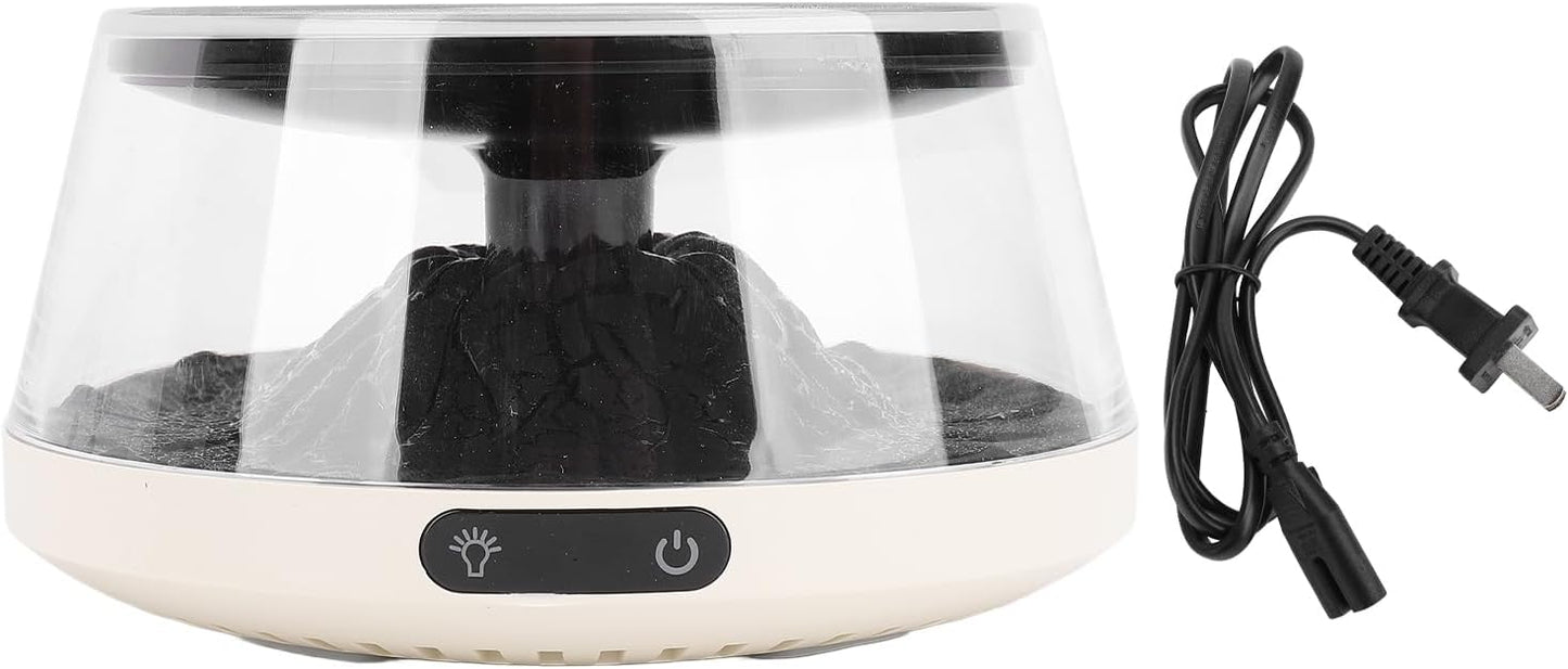 Coffee Mug Warmer with Auto Shut Off | Adjustable Temperature 50-80°C for Coffee/Tea/Milk | Volcanic Lava Illumination & Cup Sensing Technology | 66W Quick Heating, 8H Timer