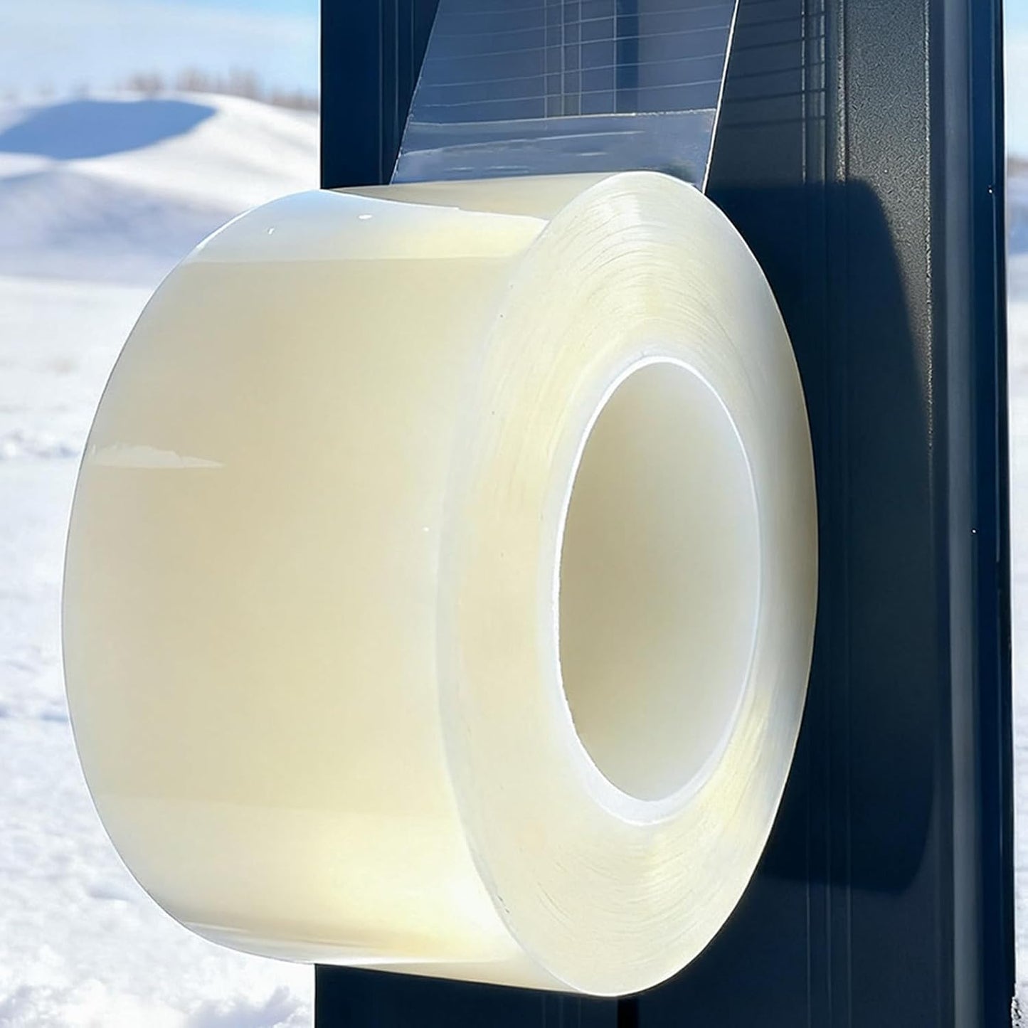 Window Sealing Tape, Window AC Insulation Tape, White 3 Inch x 65 FT | Waterproof Blocker for Cold Heat Air, Windproof, No Residue Strong adheisve