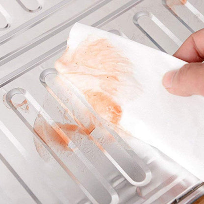 2Pcs Disposable Oil Splash Guard Aluminum Foil Gas Stove Oil Splatter Screen Board Cooking Frying Oil-Proof Splash Kitchen Tool Suitable for kitchen and dining room(Silver)