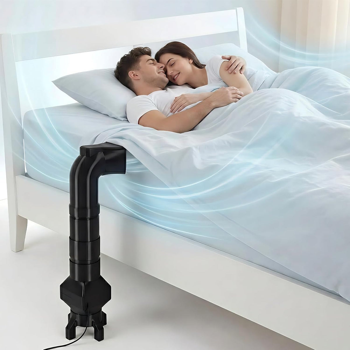 Bed Cooling System for Hot Sleepers,Under Sheets Bed Fan for Better Sleep