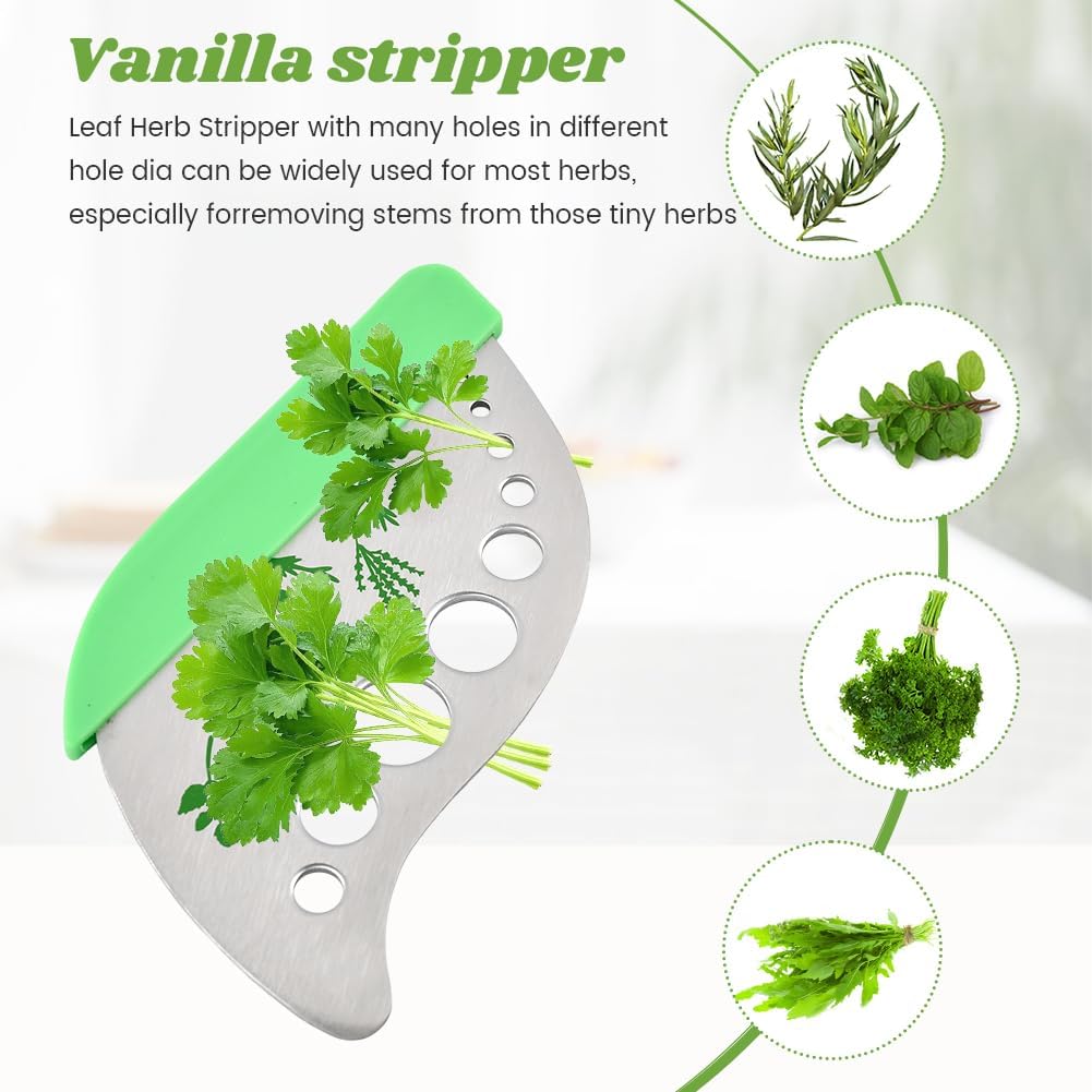 Herb Keeper for Refrigerator + Herb Stripper - Cilantro Container for Fridge, Vegetable Preservation Bottle for Cilantro, Mint, Keeps Greens Fresh for 2-3 Weeks(1PCS)