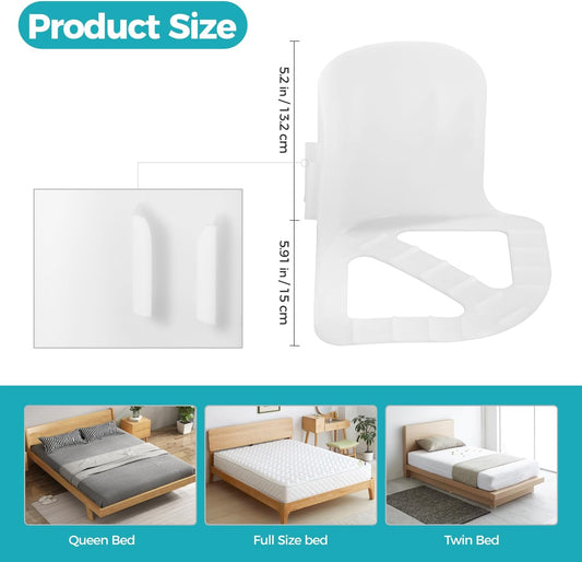 Bed Sheet Holders for Corners, 4 Pcs Adjustable Fitted Mattress Holders Organizer Clips Keep Sheets Firm & Tight in Place for All Bed Sizes (White)