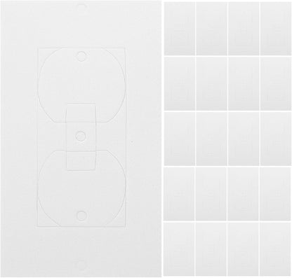 30PCS Wall Insulation Outlet Insulators Draft Sealers, Gasket | 4.25x2.48'', Electrical Outlet Insulation Pads, EVA Foam Gasket for Wall, Light, Switch Socket Cover
