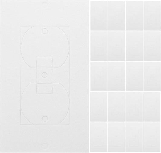 30PCS Wall Insulation Outlet Insulators Draft Sealers, Gasket | 4.25x2.48'', Electrical Outlet Insulation Pads, EVA Foam Gasket for Wall, Light, Switch Socket Cover