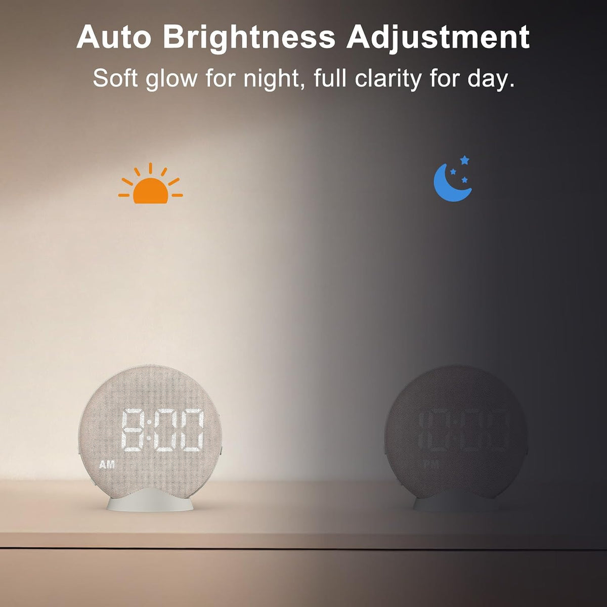 SolaceRise Super Loud Alarm Clock for Hearing Impaired Deaf