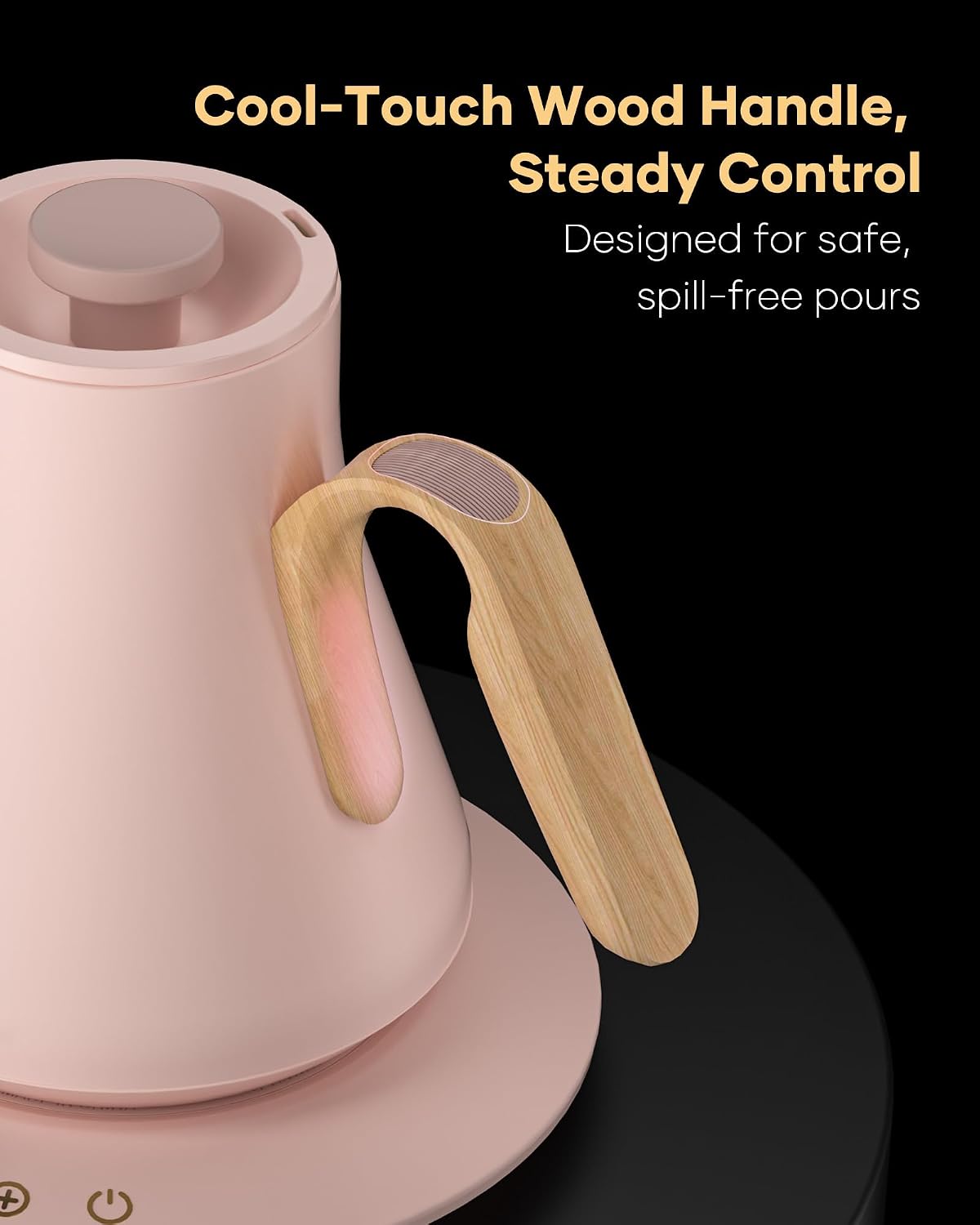 Cocinare FLOW B9 Gooseneck Electric Kettle ±1°F Temperature Control