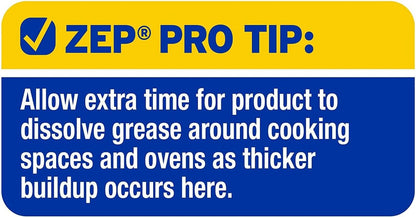 Zep Heavy-Duty Citrus Degreaser Cleaner Concentrate - 1 Gallon (1 Unit) ZUCIT128 - Restaurant Grade Degreaser and Cleaner Removes Oil, Grease, Adhesive, and Kitchen Soil