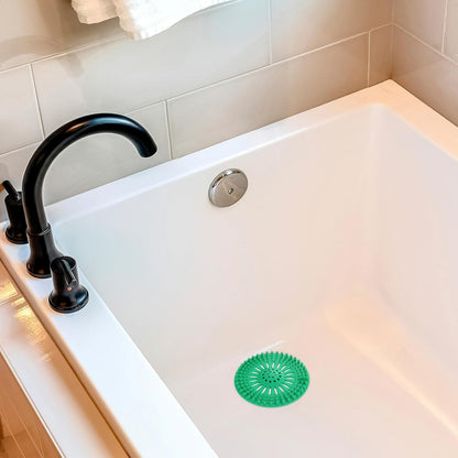 Gotega 5 Pack Sink Drain Strainer, Hair Catcher for Bathroom Tub Shower | Sink Hair Catcher Shower Drain Durable Silicone Hair Stopper Shower Drain Cover Hair Trap, Bathroom Sink Replacement
