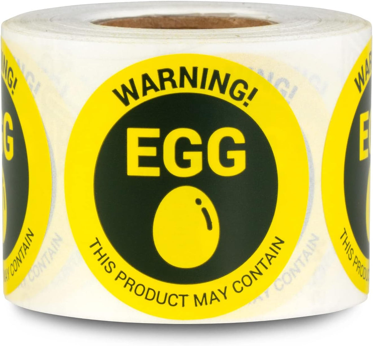 Sesame Seeds Allergy Warning Stickers, 1.5 Inch Round, 300 Labels