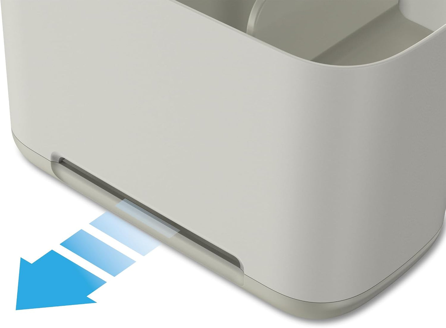 Joseph Joseph Easy-Store - Compact Toothbrush Holder Caddy Bathroom Storage , Grey/White, Regular