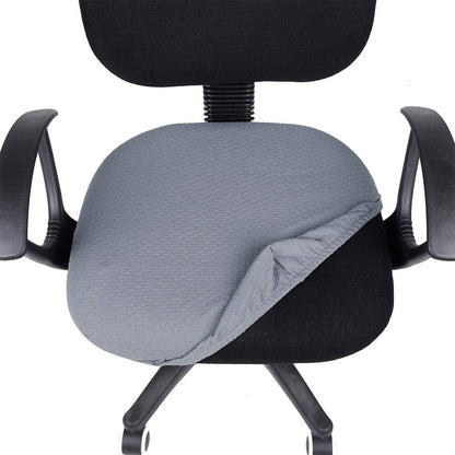 Smiry Office Computer Chair Armrest Covers, 2PCs Anti-dust Arm Rest Pad | Removable Washable Desk Chair Arm Pad Covers, Grey