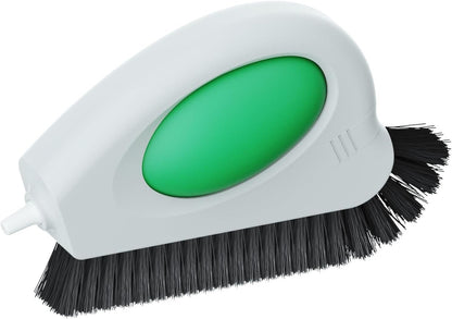 Allinside 2 in 1 Groove Cleaning Brush, Window Track Cleaning Tools with Soft Air Bulb, Press-to-Blow Crevice Cleaner for Sliding Door Tracks, Window Sills, Keyboards and Tight Spaces