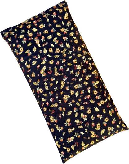 Large Microwave Heating Pad with Flax Seed, Scented or Unscented, Good for Back Pain or Cramps, Moist Heat Therapy or Ice Pack, Microwavable Bean Bag, 6" x 12" (Mushroom, Lavender & Peppermint)